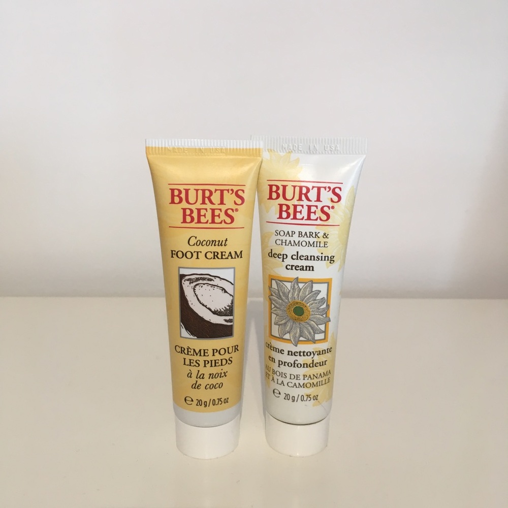 💥FREE💥 Burt's Bees Mini Duo- Cleanser+Foot Cream